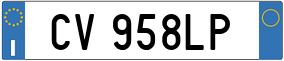 Truck License Plate